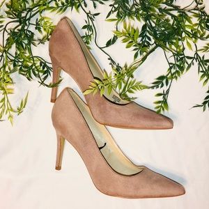 Dusty Pink Suade Marc Fisher Heels size 6.5
